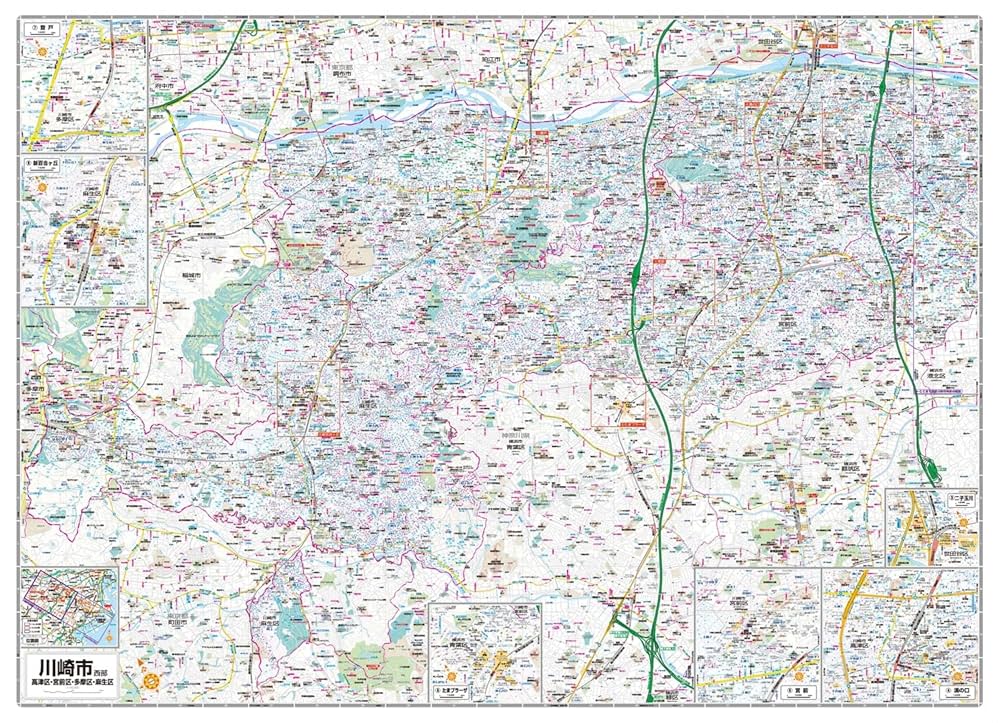 Amazon.co.jp: 都市地図神奈川県 川崎市 (都市地図神奈川県2